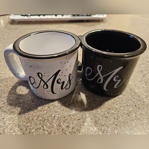 Mr And Mrs Double Sided Mugs